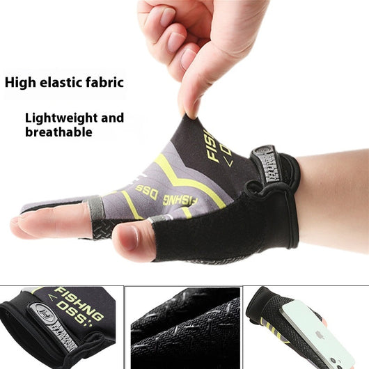 Guantes de Ciclismo y Pesca con Protección Solar y Resistencia al Viento - Image 4