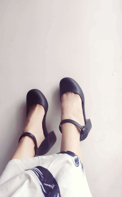 Sandalias de Tacón Medio con Suela Suave y Material PVC Flexible para Mujer - Image 14