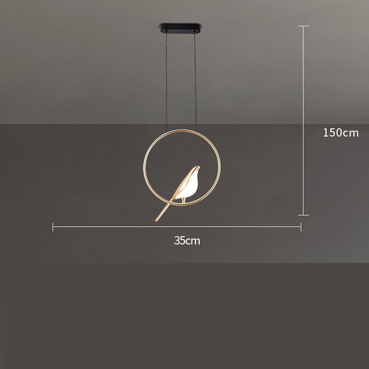 Lámpara Colgante Minimalista Diseño Pájaro Urraca - Image 3
