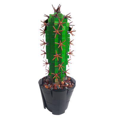 Bloques de Construcción Cactus en Maceta - Juguete Armable de Pequeñas Piezas - Image 8