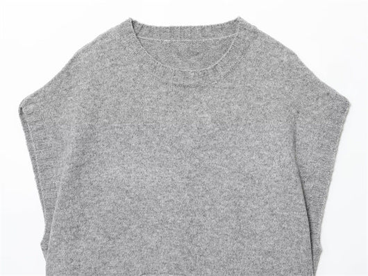 Chaleco Tejido Oversized - Suéter Cómodo y Versátil - Image 12