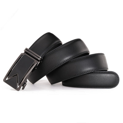 Cinturón de Cuero Genuino para Hombre con Hebilla Click Ajustable - Estilo Ejecutivo - Image 4
