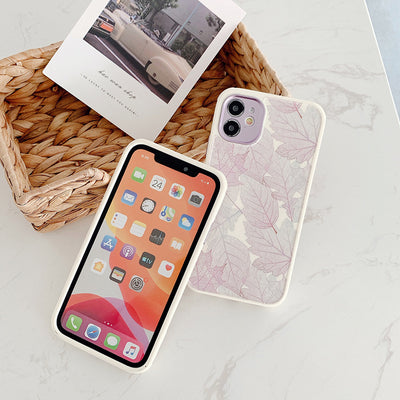 Funda iPhone 12Pro Diseño Ramas y Hojas - Protección Elegante - Image 9