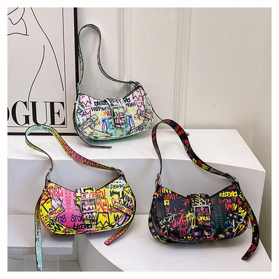 Bolsa de Hombro Messenger con Diseño de Letra de Moda - Image 10