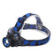 Linterna Frontal LED Recargable con Enfoque Ajustable para Camping y Ciclismo