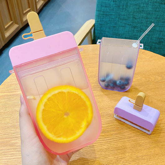 Vaso Infantil de Verano con Popote Portátil - Image 9