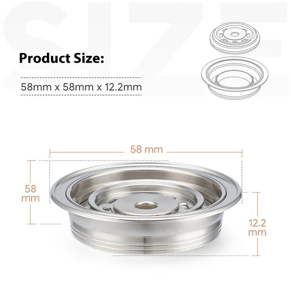 Filtro Convertidor G Cup Reutilizable para Cápsulas Pequeñas