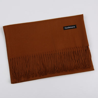 Bufanda de Cashmira Artificial Liso para Mujer 220g - Chal Cálido y Elegante - Image 22