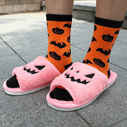 Pantuflas Cálidas de Invierno Halloween para Mujer - Cómodas y Adorables - Image 14