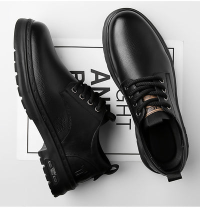 Zapatos Casuales de Cuero para Hombre con Diseño Retro - Image 10