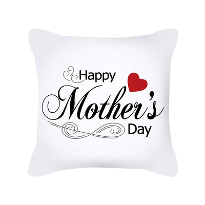 Funda de Almohada Día de la Madre Corazón Nórdico Melocotón - Image 3