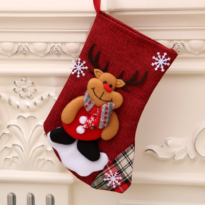 Bolsa de Regalo con Calcetines de Lino Medianos - Decoraciones Navideñas - Image 16