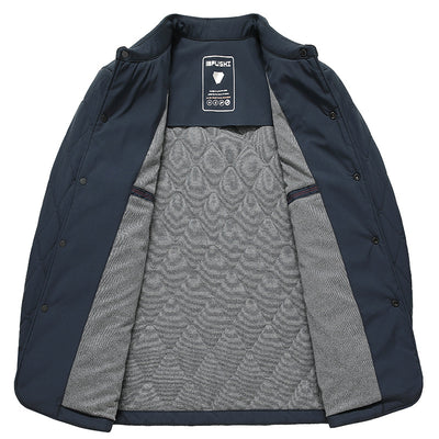 Abrigo Acolchado de Algodón para Hombre - Otoño Invierno - Image 5