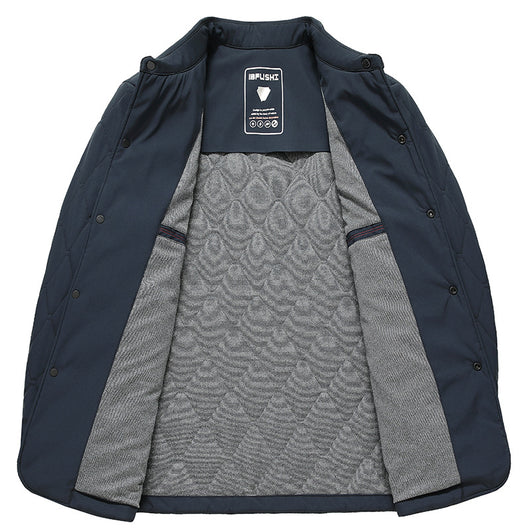 Abrigo Acolchado de Algodón para Hombre - Otoño Invierno - Image 5