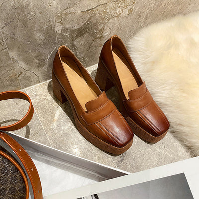 Zapatos Cómodos para Mujer con Tacón Grueso - Estilo Casual Diario - Image 10