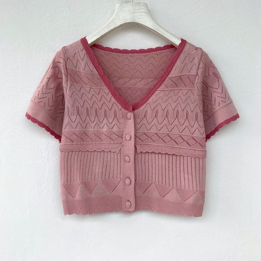 Cardigan Holgado Estilo Universitario para Mujer - Image 23