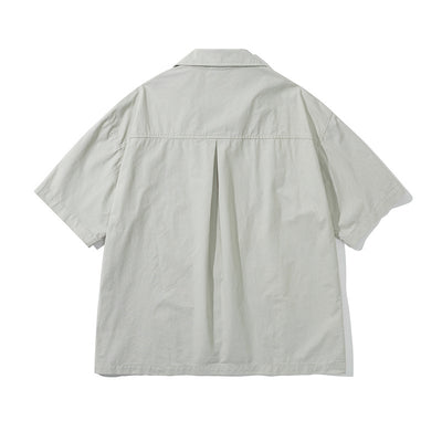 Camisa Cargo Retro con Bordados Divertidos - Estilo Casual de Verano - Image 3