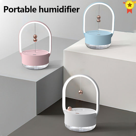 Humidificador Portátil USB con LED y Difusor Aromaterápico