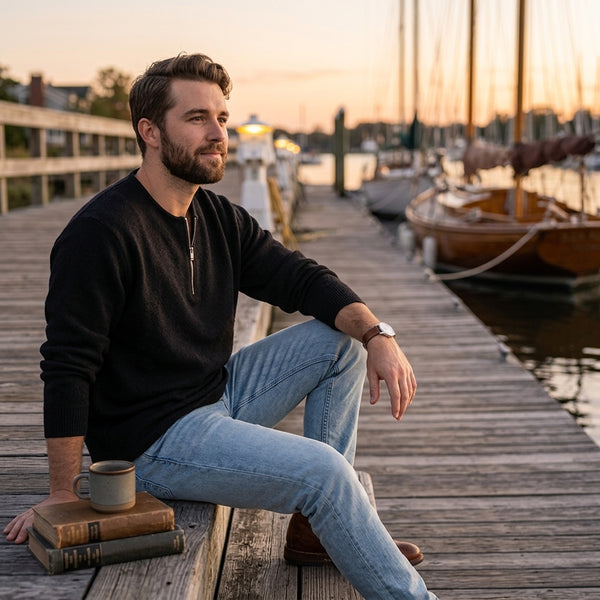 sweater, sweater, black, casual