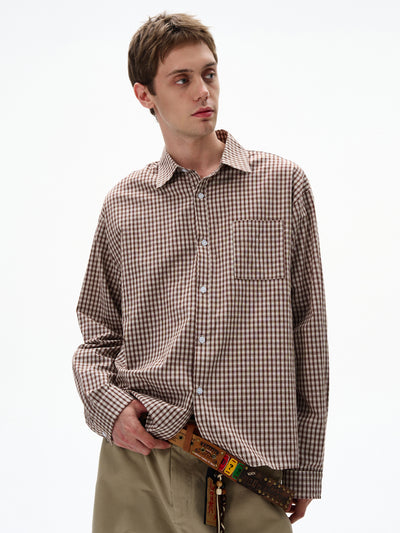 Camisa de Cuadros Clásica Americana de Manga Larga Unisex - Image 2