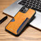 Funda de Cuero para Celular con Compartimentos para Tarjetas