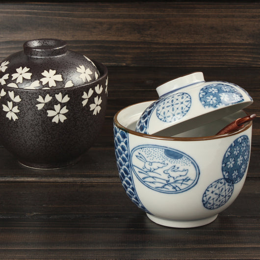 Tazón de Cerámica Japonesa con Tapa Conservadora - Image 3