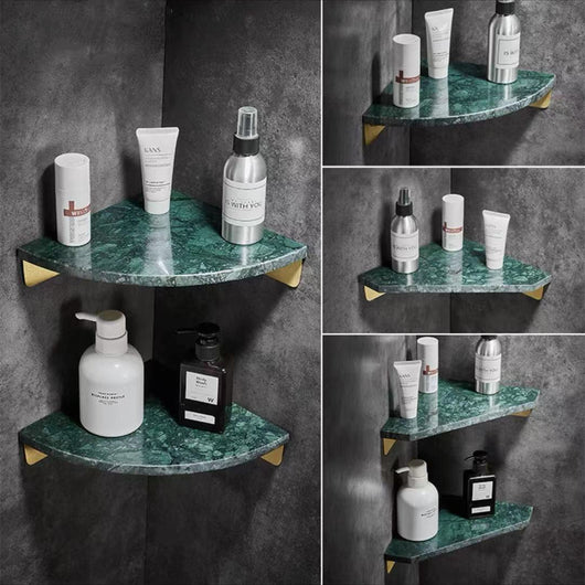 Repisa Triangular de Mármol Estilo Nórdico Minimalista para Baño - Image 3