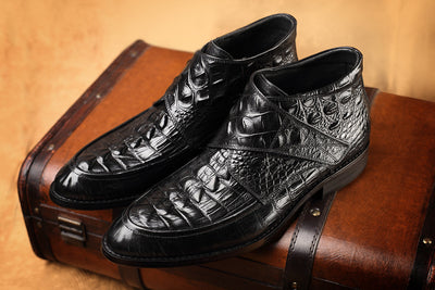 Botas Cortas de Negocios Clásicas para Hombre - Diseño Liso y Elegante - Image 16