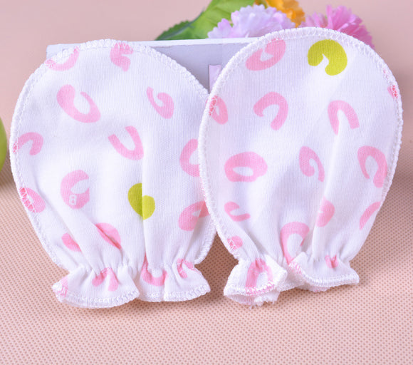 Manoplas Antiarañazos de Algodón Estampadas para Bebé