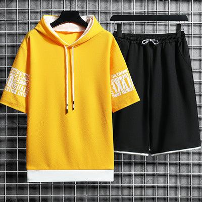 Sudadera Holgada Manga Corta con Capucha para Adolescentes - Image 9