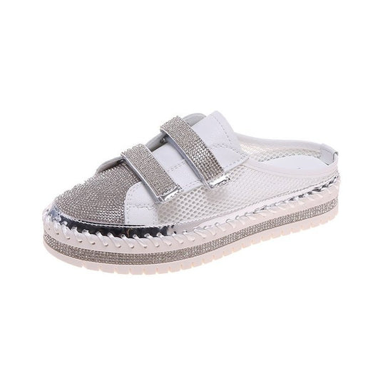 Sandalias Casuales de Mujer con Strass y Diseño Calado - Image 7