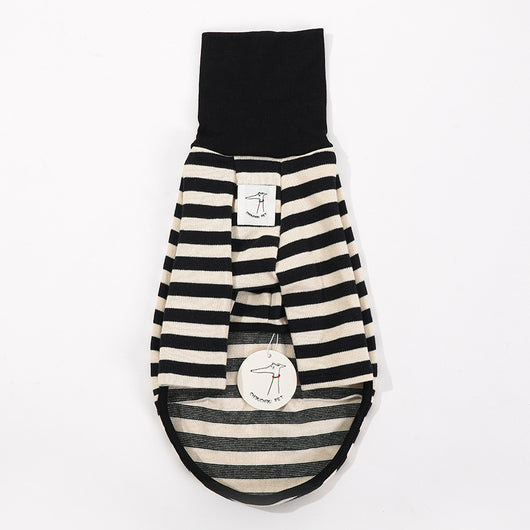 Suéter Rayas Cuello Alto Algodón Stretch para Perros - Image 9