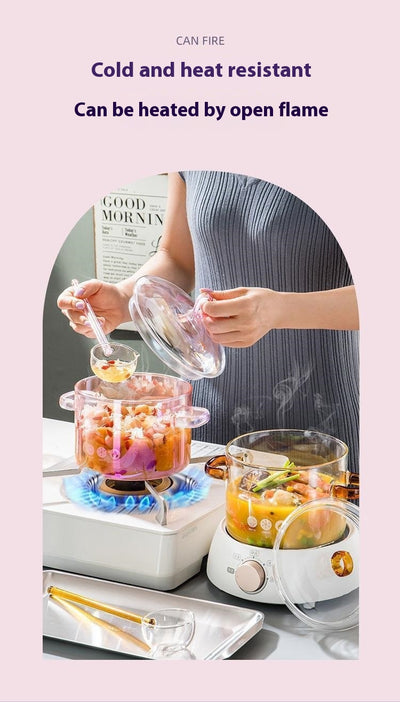 Tetera de Vidrio Borosilicato Doble Asa para Cocina - Image 17