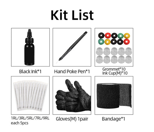 Kit Profesional de Tatuaje Danhui - Máquina, Pigmentos y Accesorios - Image 11
