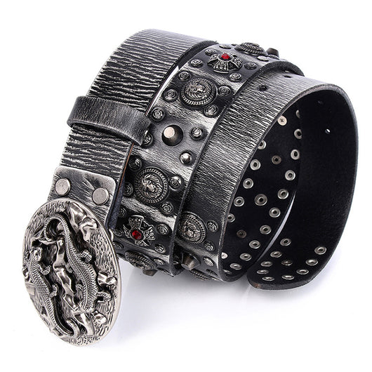 Cinturón Punk con Remaches para Hombre y Mujer - Image 5