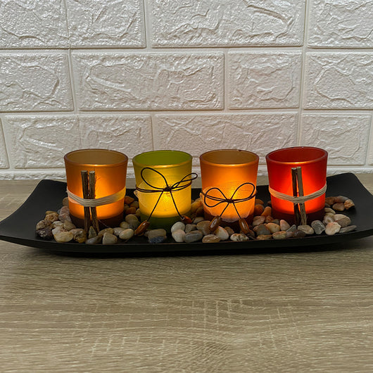 Copas Decorativas Hoja para Bodas y Eventos