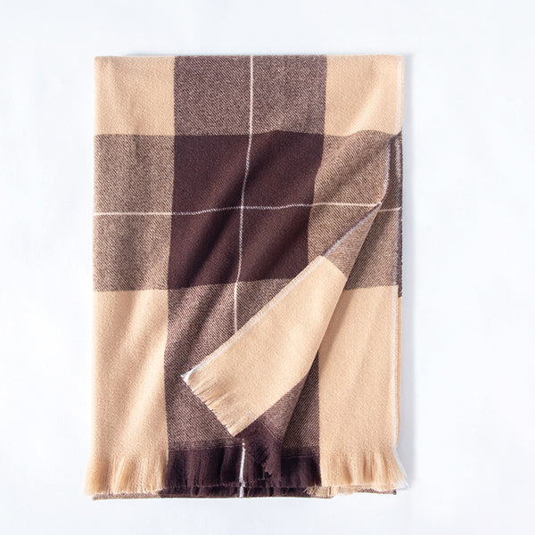 Chal de Cachemira Artificial Grueso para Mujer - Abrigo Cálido de Invierno - Image 6