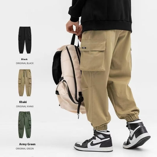 Pantalones Cargo Sueltos Ajustados para Hombre - Moda Contemporánea