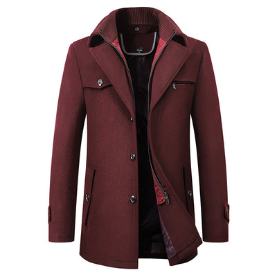 Abrigo de Lana para Hombre Elegante y Cálido - Image 20