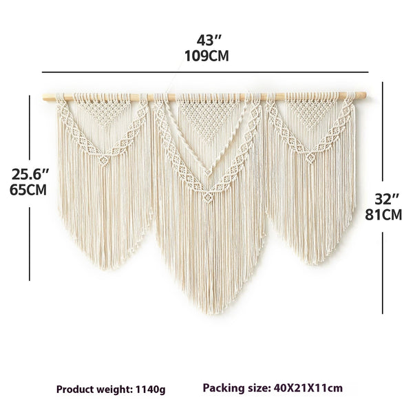 Tapiz Bohemio Tejido para Decoración de Paredes y Cabecera - Image 6