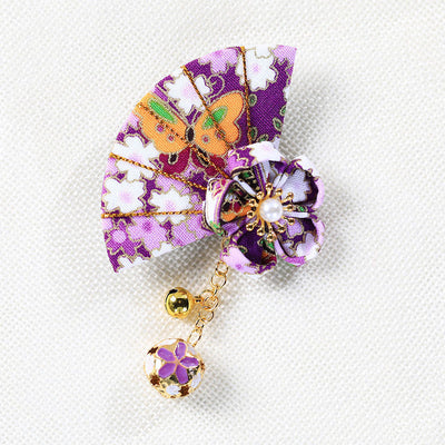 Pasador Floral Japonés Sakura con Cascabeles - Image 18