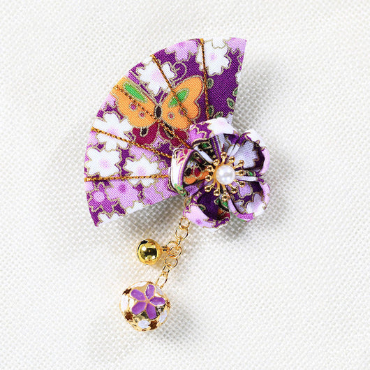 Pasador Floral Japonés Sakura con Cascabeles - Image 18