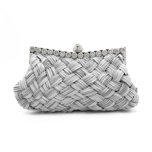 Bolso de Mano Nupcial Diamond - Clutch Elegante para Eventos