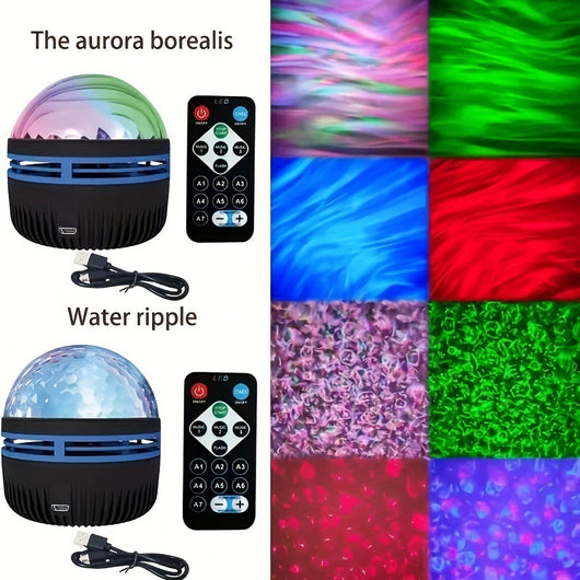 Lámpara Proyector de Aurora Boreal y Galaxia en Espiral - Image 4