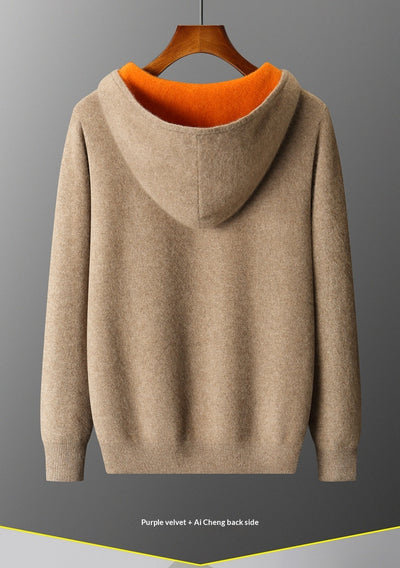 Chaqueta Tejida para Hombre con Bloques de Color - Image 29