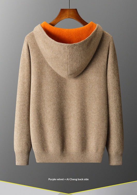 Chaqueta Tejida para Hombre con Bloques de Color - Image 29