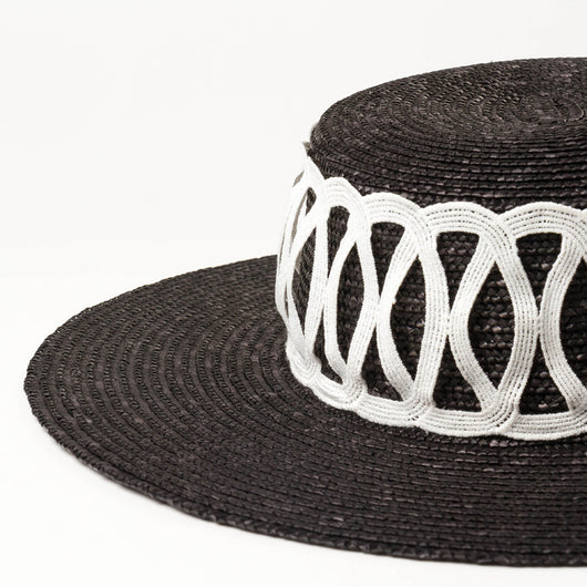 Sombrero de Paja con Diseño Reticulado - Protección Solar para Exteriores - Image 14