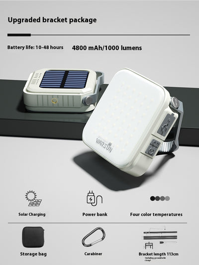 Lámpara Solar LED para Camping con Batería Ultra Duradera - Image 10