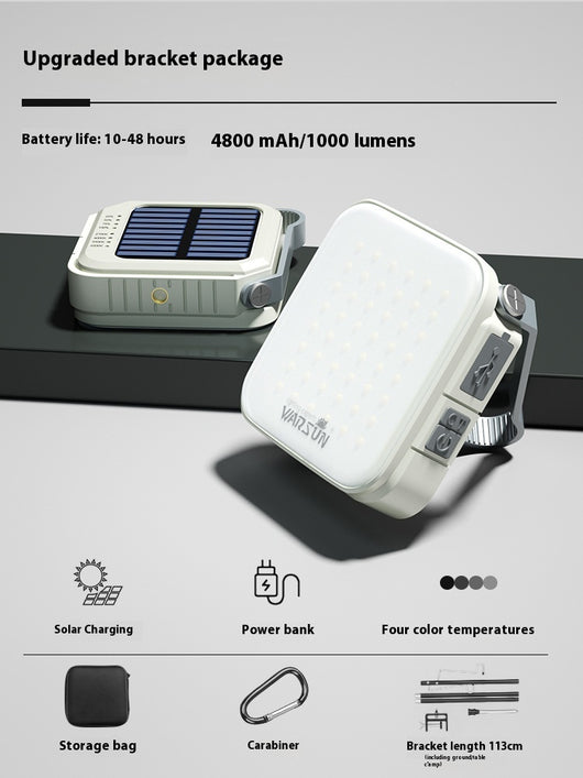 Lámpara Solar LED para Camping con Batería Ultra Duradera - Image 10