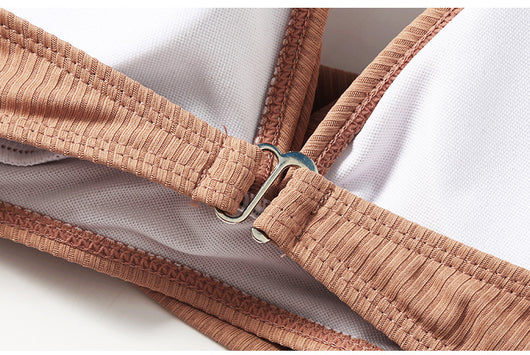 Traje de Baño Enterizo de Talle Alto Efecto Reductor con Abertura Lateral - Image 27